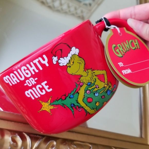 ❗The Grinch Red Holiday Extra Large Mug❗ - Picture 1 of 4
